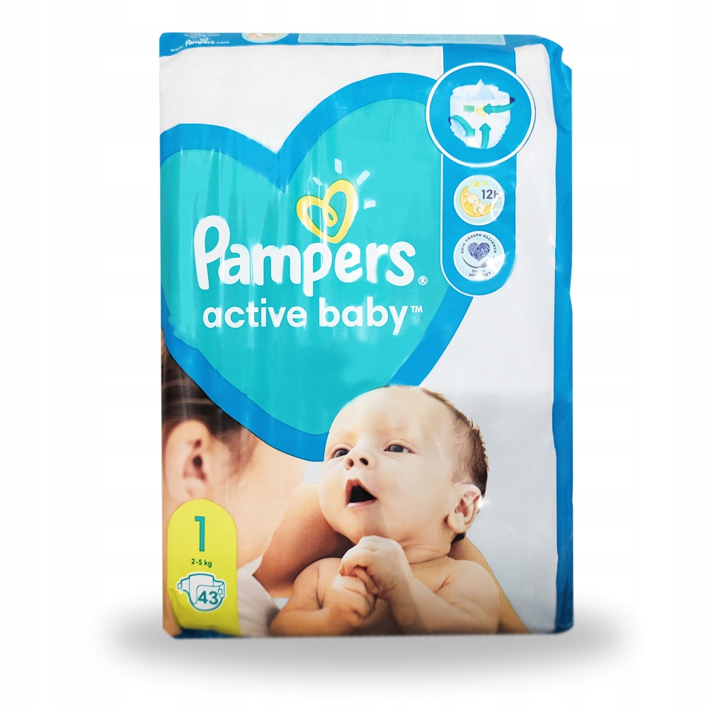 pampers active baby 2 62 szt