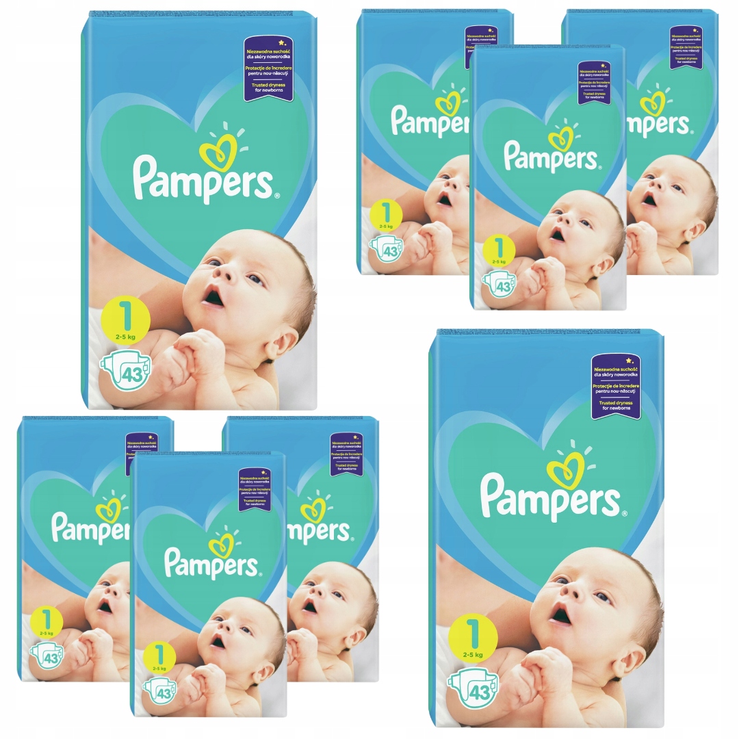 pieluchy pampers 1 i 2