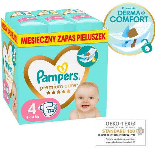 pampers premium care 4 maxi 168 sztuk