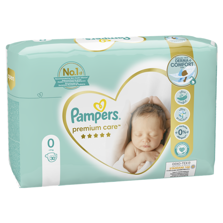 pampers pieluszki premium care newborn mini