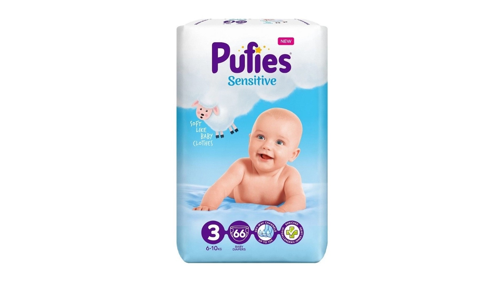 pudelko pampers pampersy