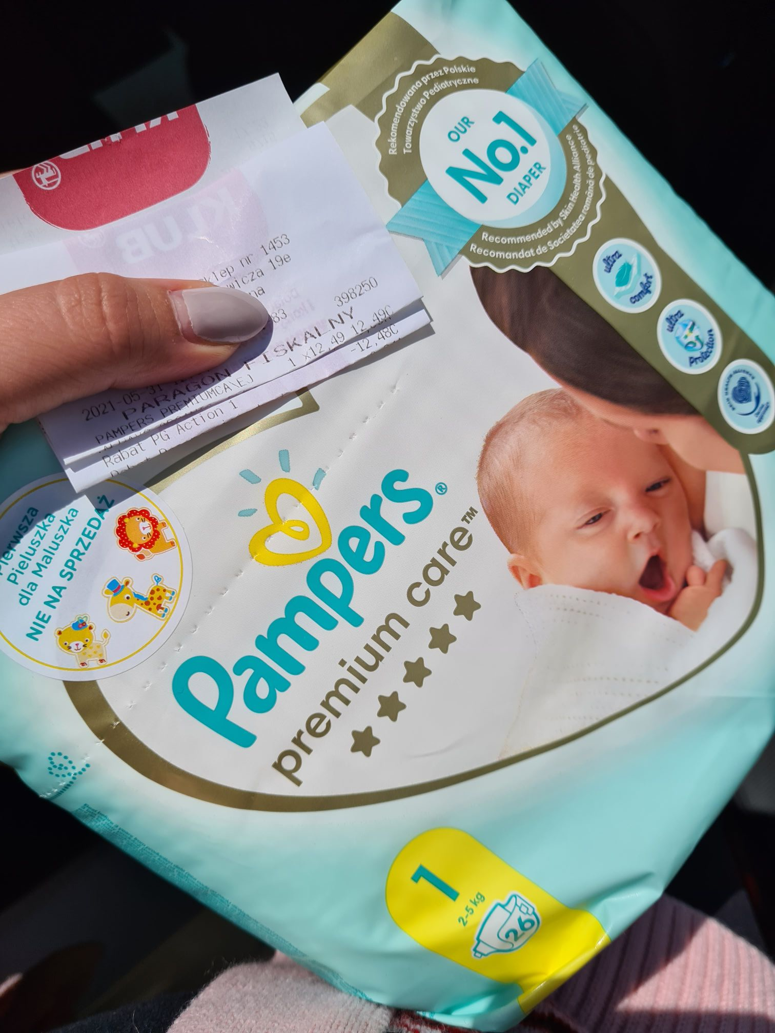 pampers new born 1 opinie