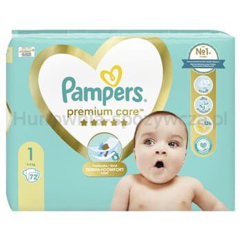 pieluchy pampers premium care 1 new born 88 sztuk